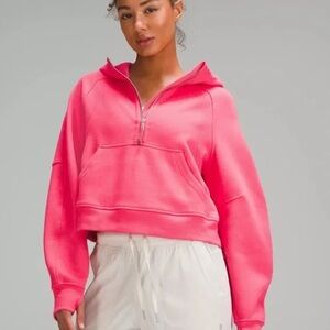 Lululemon Athletica Bright Pink Half-Zip Sweatshirt